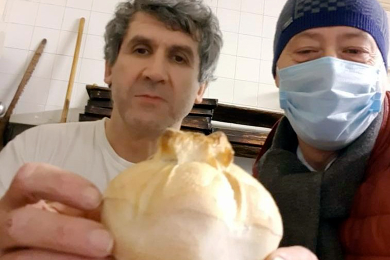 La rosetta del panificio De Leidi di Villa d'Almè