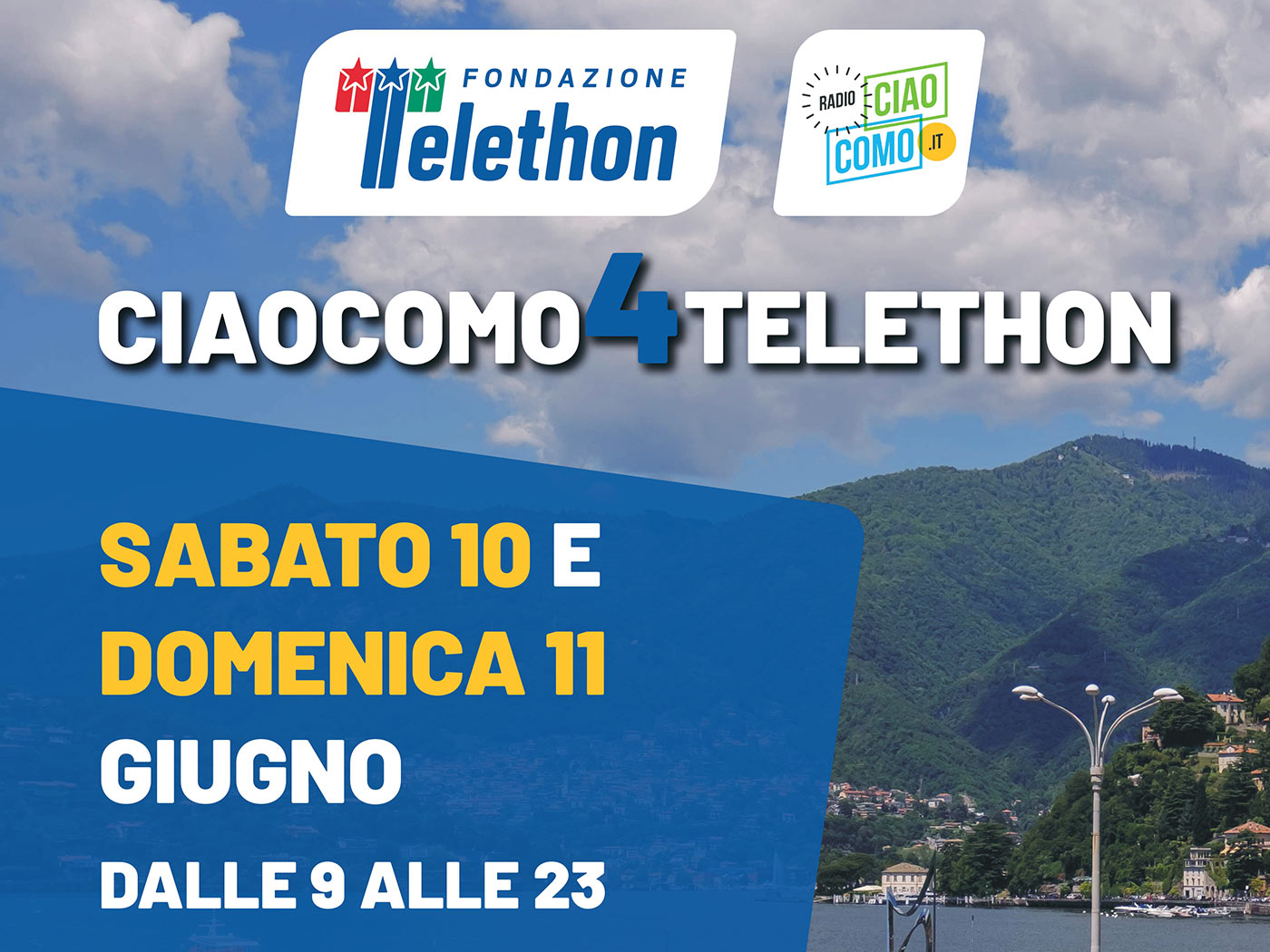 Molini Lario a "CiaoComo 4 Telethon"