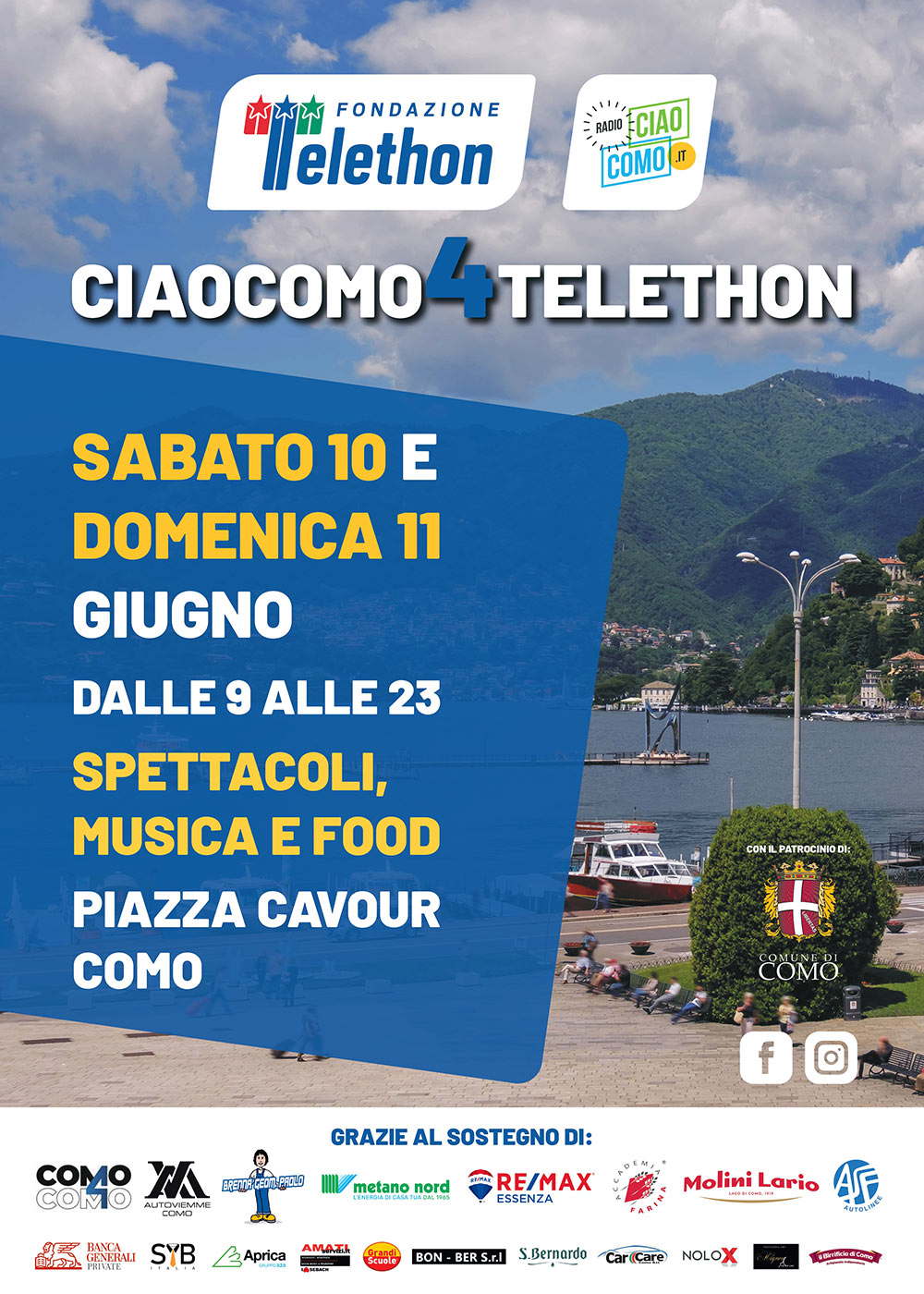 Molini Lario a "CiaoComo 4 Telethon"